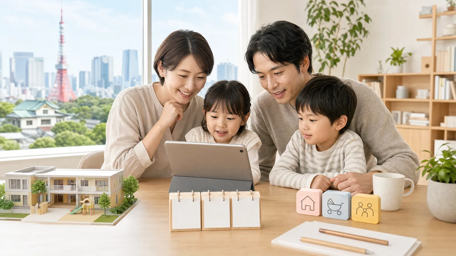 東京都の保活ワンストップサービスで保育施設検索、見学予約、申請確認を整理する家族向けチェックリスト